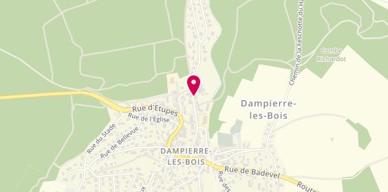 Plan de DIACONESCU Lorèna, 26 Rue de la Place, 25490 Dampierre-les-Bois