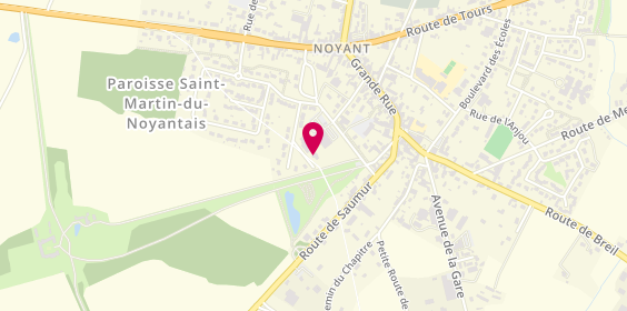 Plan de MOULIN Valérie, 7 Allee des Charmes, 49490 Noyant-Villages
