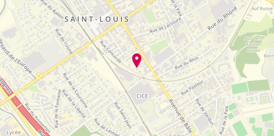 Plan de MISLIN Roger, 35 Rue de Bale, 68300 Saint-Louis