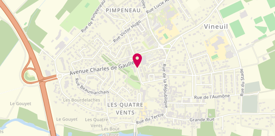 Plan de COUET Michèle, 3 Rue Alfred de Vigny, 41350 Vineuil