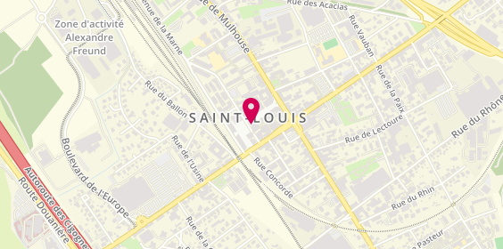 Plan de KOCH Jean, 1 Croisee des Lys, 68300 Saint-Louis