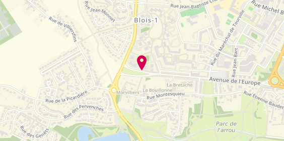 Plan de CIOBANU Valéria, 65 Avenue de l'Europe, 41000 Blois