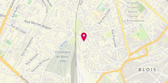 Plan de JAUNET FONBOUZE Emmanuelle, 69 Rue de la Garenne, 41000 Blois