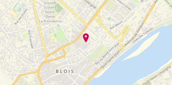 Plan de DOUZIECH Etienne, 12 Place Jean Jaurès, 41000 Blois
