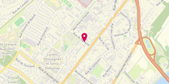 Plan de LEUNKEU Séraphin, 8 Rue de Signeulx, 41000 Blois