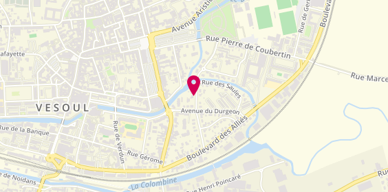 Plan de PERNET Patrick, 27 Rue des Grandes Faulx, 70000 Vesoul