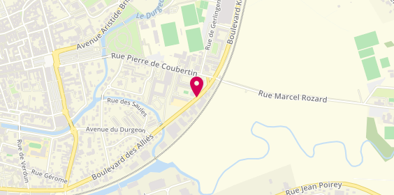 Plan de MAECHLER Aude, 98 Boulevard des Alllies, 70000 Vesoul