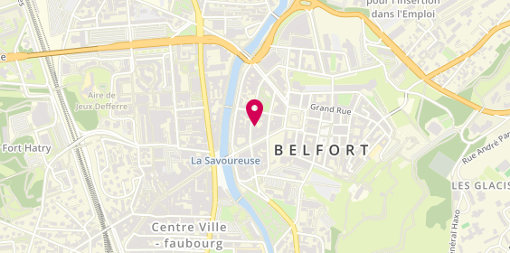 Plan de BANDERIER Hélène, 15 Rue Pierre Dreyfus Schmidt, 90000 Belfort