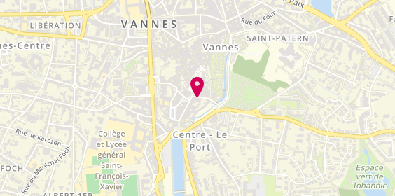 Plan de LEJEUNE Camille, 2 Rue Porte Poterne, 56000 Vannes