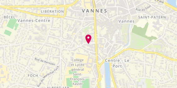 Plan de SICARD Thierry, 15 Place de la Republique, 56000 Vannes