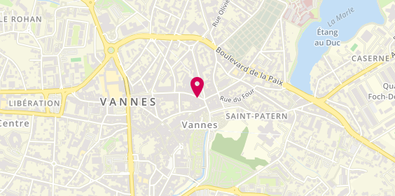 Plan de VERIN Frédéric, 44 Rue du Mene, 56000 Vannes