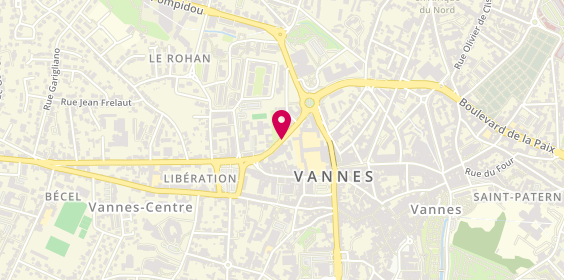 Plan de DUTERTRE Yann, 6 Boulevard de la Paix, 56000 Vannes