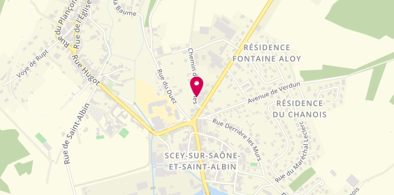 Plan de AGAFICIOAIA Lidia, 2 Chemin des Vignes, 70360 Scey-sur-Saône-et-Saint-Albin