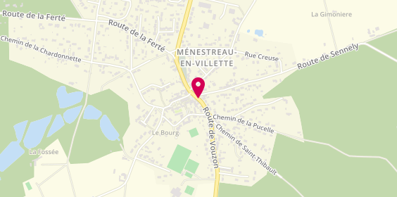 Plan de COUROT Sophie, 17 Route de Vouzon, 45240 Ménestreau-en-Villette