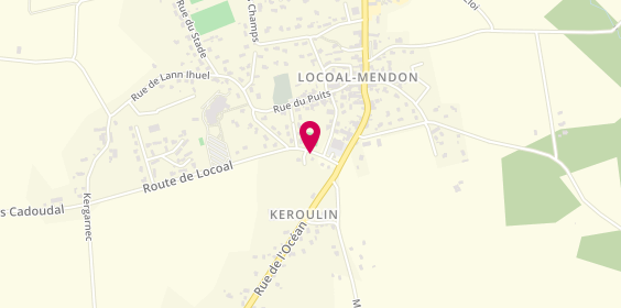 Plan de DUFOUR Reynald, Route de Locoal, 56550 Locoal-Mendon