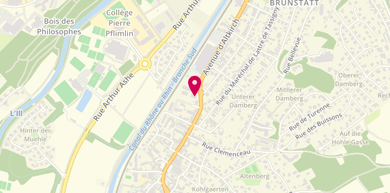 Plan de DESFORGES Emmanuelle, 340 Avenue d'Altkirch, 68350 Brunstatt-Didenheim
