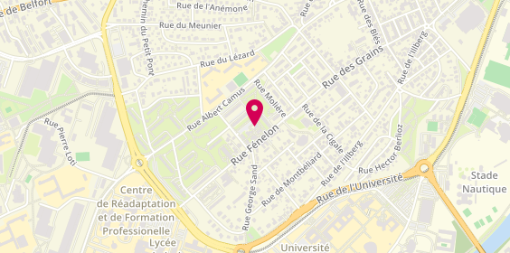 Plan de KNOBLOCH Pierre, 18 Rue Francois de Fenelon, 68200 Mulhouse