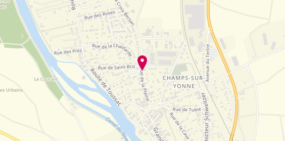 Plan de GIRAUD Philippe, 18 Rue de la Plaine, 89290 Champs-sur-Yonne