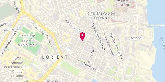 Plan de COSSIN Erwan, 8 Place Alsace Lorraine, 56100 Lorient