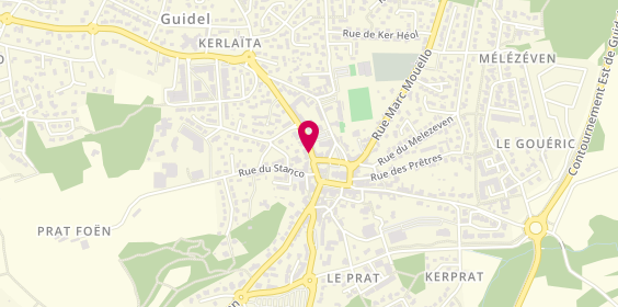 Plan de BLANCHET Gaël, 8 Rue Saint Maurice, 56520 Guidel