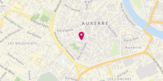 Plan de NAVARRE Philippe, 6 Place Saint Eusèbe, 89000 Auxerre