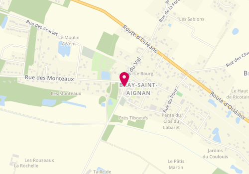 Plan de OZDAMAR Kahan, 6 Rue du Val, 45460 Bray-Saint Aignan