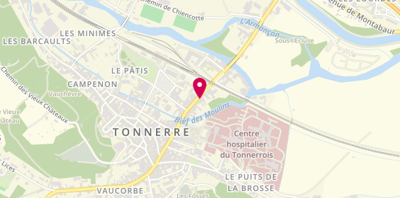 Plan de GAROU Jean Jacques, 14 Rue du Pont, 89700 Tonnerre