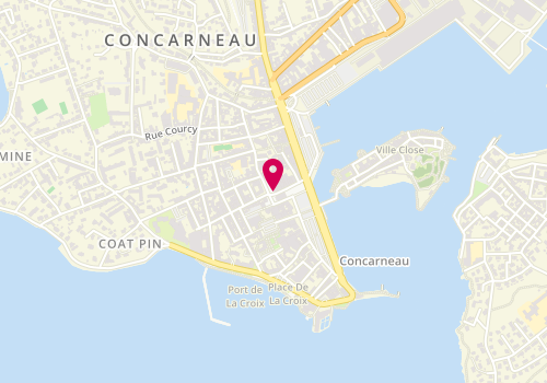 Plan de KERNEIS Murielle, 11 Place du Général de Gaulle, 29900 Concarneau