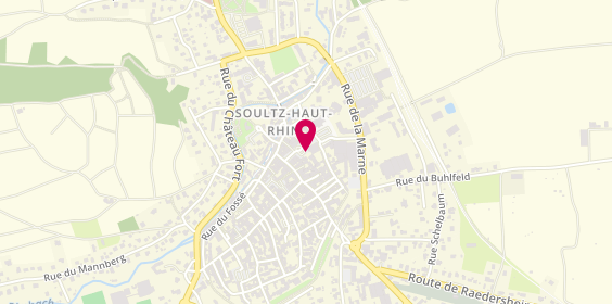 Plan de BAUMANN Bertrand, 10 Place de la Republique, 68360 Soultz-Haut-Rhin