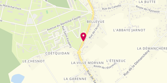 Plan de CHABBERT Priscille, 55 Rue Saint Cyr, 56380 Guer