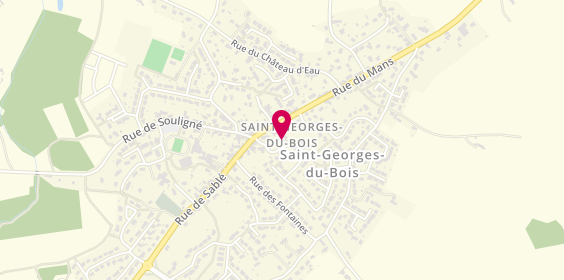 Plan de DUCLOS Philippe, 4 Place Pasteur, 72700 Saint-Georges-du-Bois