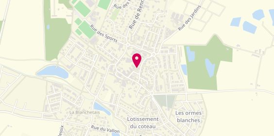 Plan de BENOIST Christine, 7 Place de la Mairie, 35230 Orgères