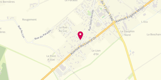 Plan de FOULON FOURDAN Laurence, 1 Rue de la Forge, 45470 Loury
