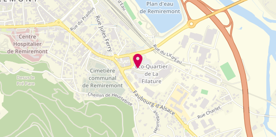 Plan de LAUBACHER Geoffroy Marie Françoise, 116 Rue de la Filature, 88200 Remiremont