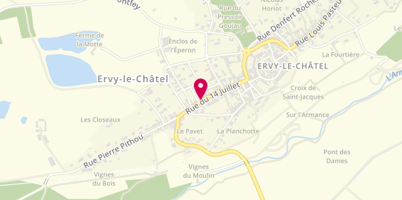 Plan de GULLI Sandrine, 30 Rue du 14 Juillet, 10130 Ervy-le-Châtel