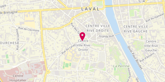 Plan de BREL Olivier, 64 Rue du Lycee, 53000 Laval
