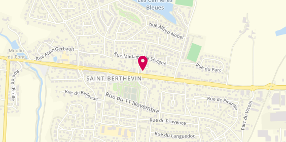 Plan de DUPUIS BRUNEAU Stéphanie, 3 Avenue General de Gaulle, 53940 Saint-Berthevin