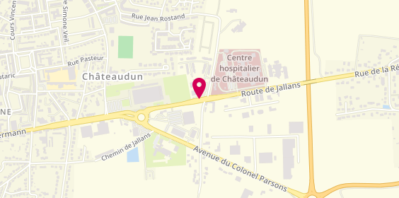 Plan de BOUARICH Rachel, Route Jallans, 28205 Châteaudun