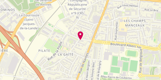 Plan de BINET Sophie, 9 Rue des 25 Fusillés, 35136 Saint-Jacques-de-la-Lande