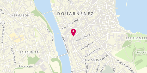 Plan de QUEINNEC Daniel, 32 Rue Duguay Trouin, 29100 Douarnenez