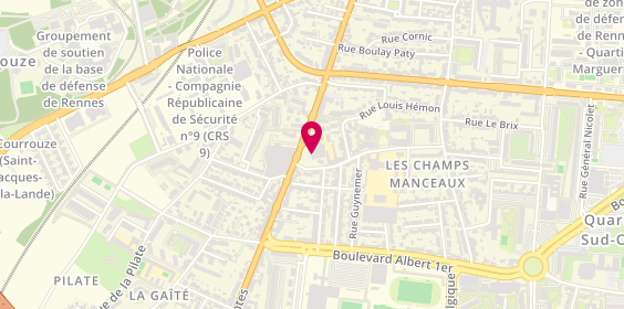 Plan de MARTIN Stéphane, 263 Rue de Nantes, 35000 Rennes