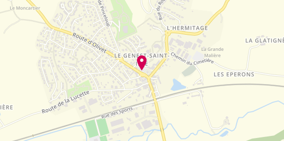 Plan de COMMELIN Véronique, 2 Ter Place des Commerces, 53940 Le Genest-Saint-Isle