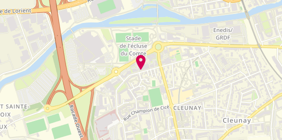 Plan de THOMAS Matthieu, 112 Rue Eugène Pottier, 35000 Rennes