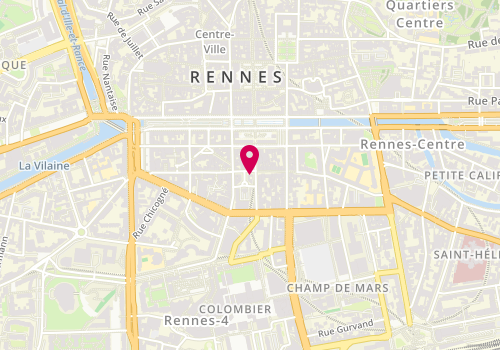 Plan de DELICOURT Morgane, 1 Rue Poullain Duparc, 35000 Rennes