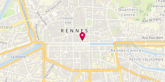 Plan de PINEL Nicolas, 15 Quai Lamartine, 35000 Rennes
