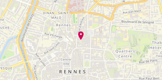 Plan de TOULEMONT HERMOUET Diane, 7 Rue de la Visitation, 35000 Rennes