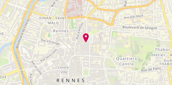 Plan de HOURDIN Solenn, 16 Bis Rue Saint Melaine, 35000 Rennes