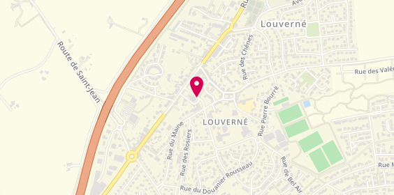 Plan de ROCHE LEQUIME EMMANUELLE, Place Saint Martin, 53950 Louverné