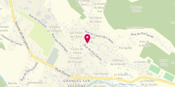 Plan de BROGLIO Claude, 4 Rue de la Petite Fossé, 88640 Granges-Aumontzey