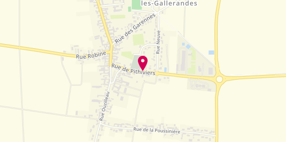 Plan de EL AMOURI Safa, 3 Bis Rue de Pithiviers, 45480 Bazoches-les-Gallerandes